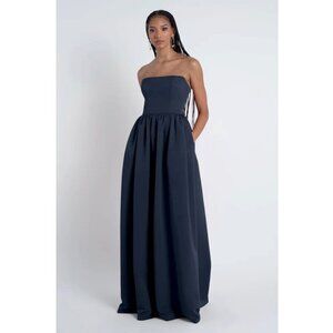 Jenny Yoo Laney Dress- Navy, 00, NWT/never worn or altered